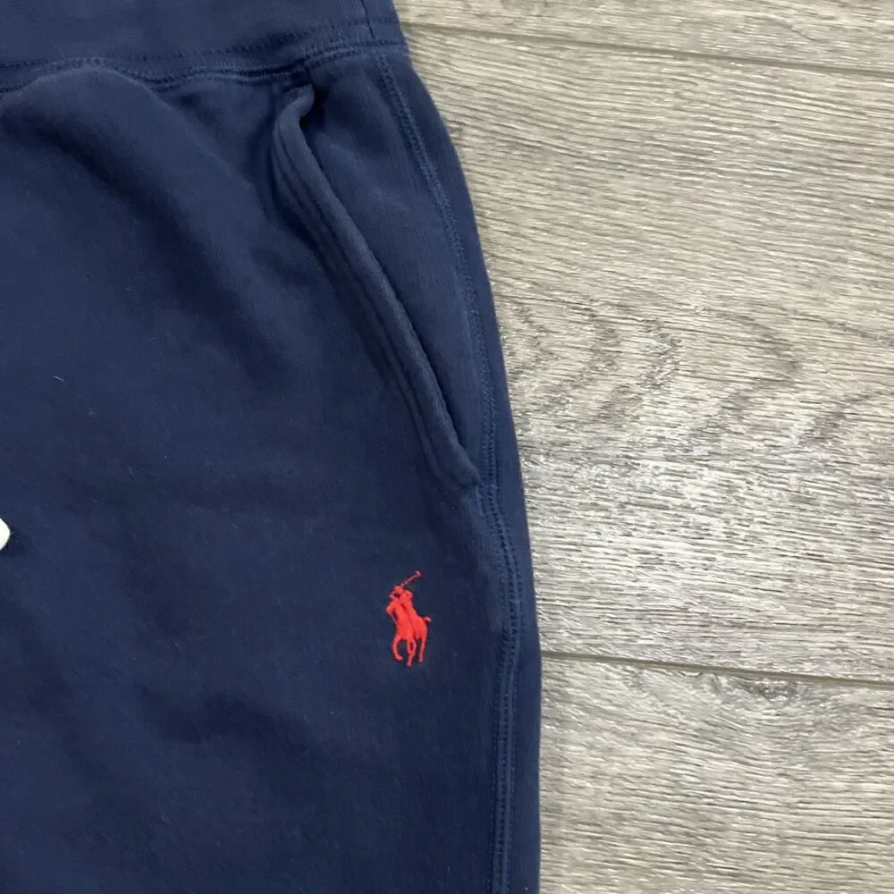 Polo Ralph Lauren Navy Blue Sweatset Hoodie Joggers 2 Piece Set - Men’s Large